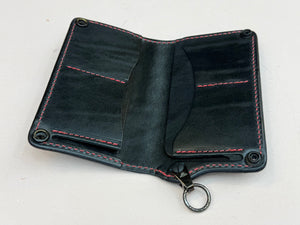 Anvil 5G Long Biker Wallet - Black Hippo