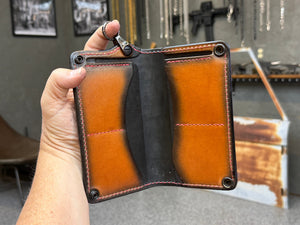 Anvil 5G Long Biker Wallet - Black Hippo