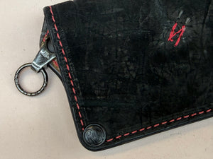 Anvil 5G Long Biker Wallet - Black Hippo