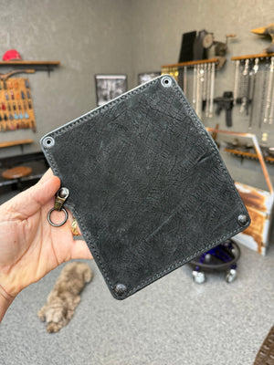 Anvil 5G Long Biker Wallet - Black Hippo - Anvil Customs