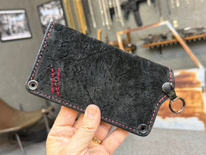 Anvil 5G Long Biker Wallet - Black Hippo