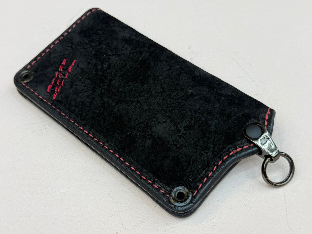 Anvil 5G Long Biker Wallet - Black Hippo