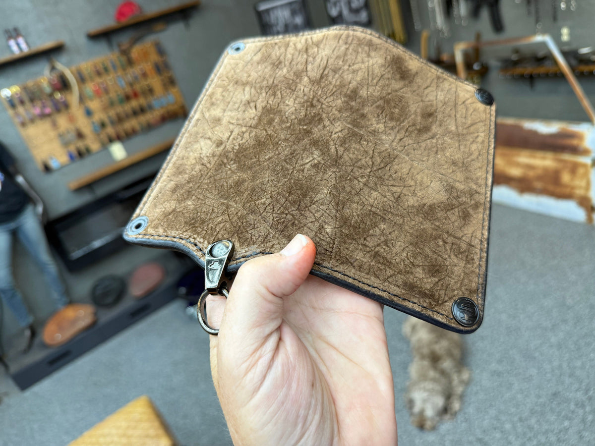 Anvil 5G Long Biker Wallet - Chocolate Hippo