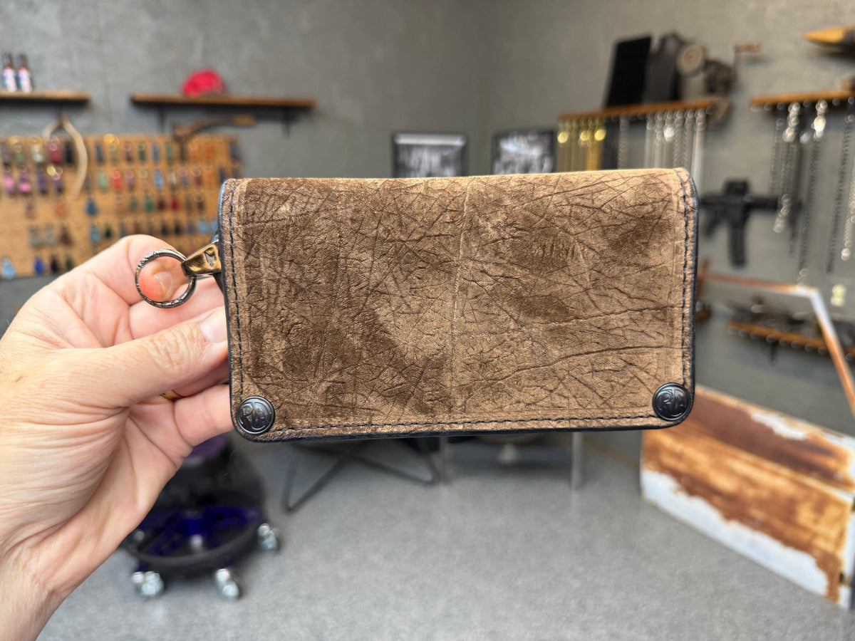 Anvil 5G Long Biker Wallet - Chocolate Hippo