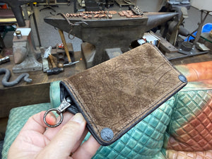 Anvil 5G Long Biker Wallet - Chocolate Hippo