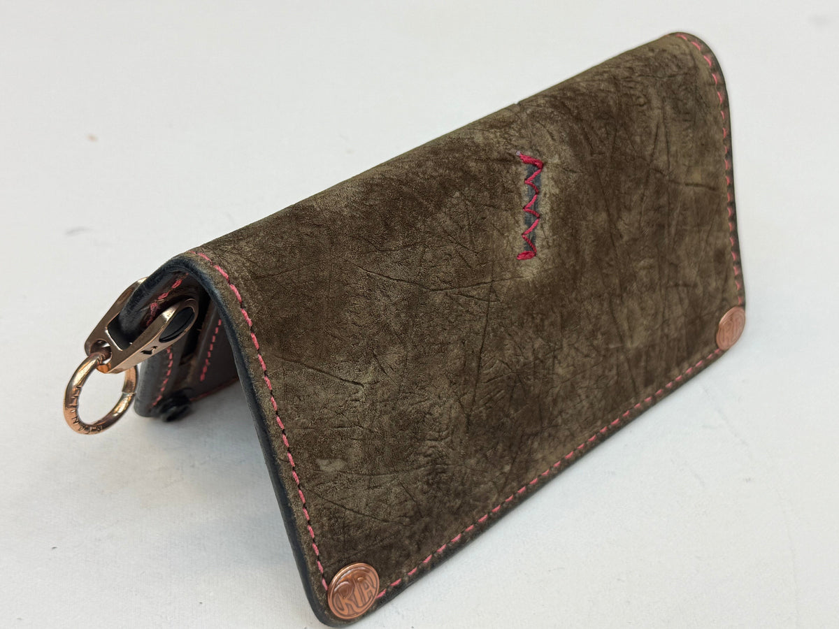 Anvil 5G Long Biker Wallet - Chocolate Hippo