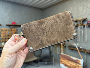 Anvil 5G Long Biker Wallet - Chocolate Hippo