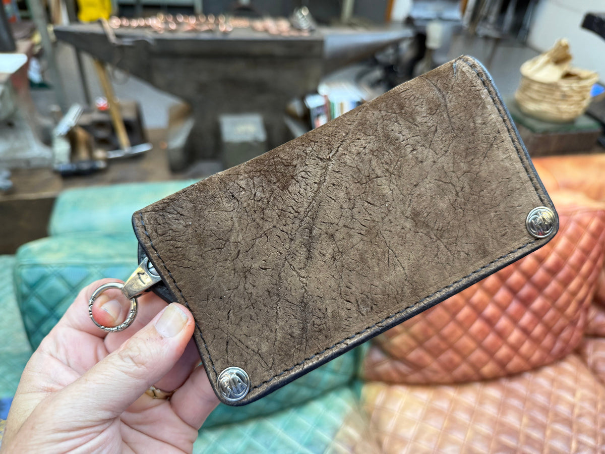 Anvil 5G Long Biker Wallet - Chocolate Hippo