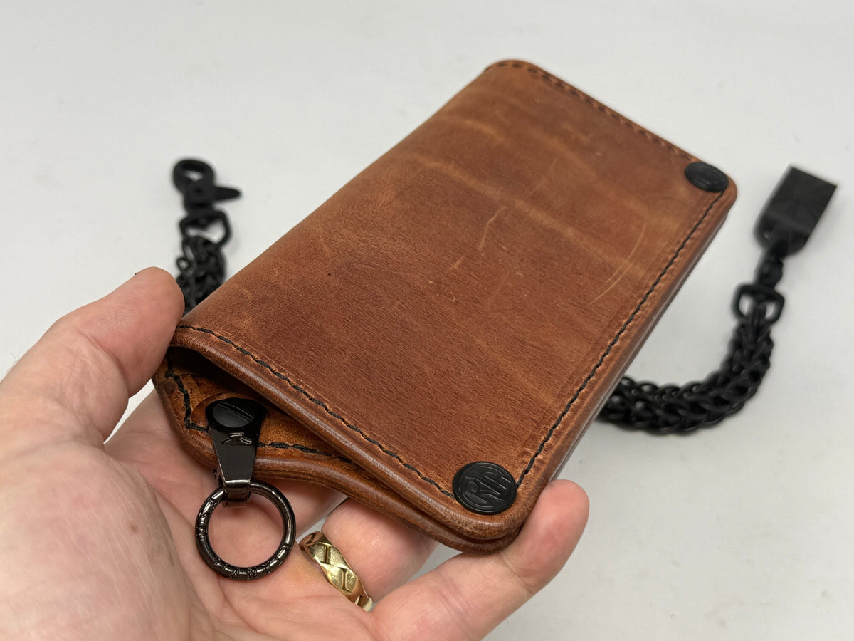 Anvil 5G Long Biker Wallet - Hermann Oak Harness