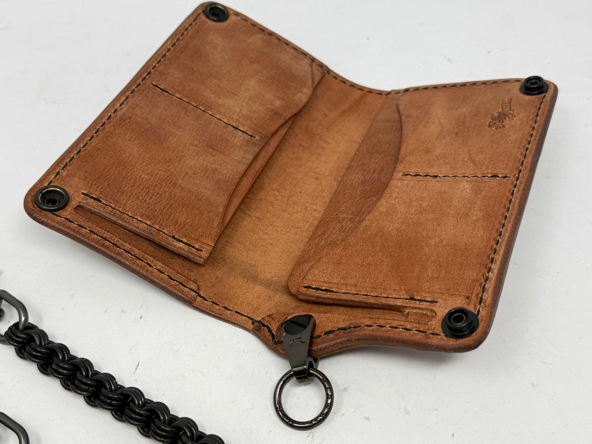 Anvil 5G Long Biker Wallet - Hermann Oak Harness