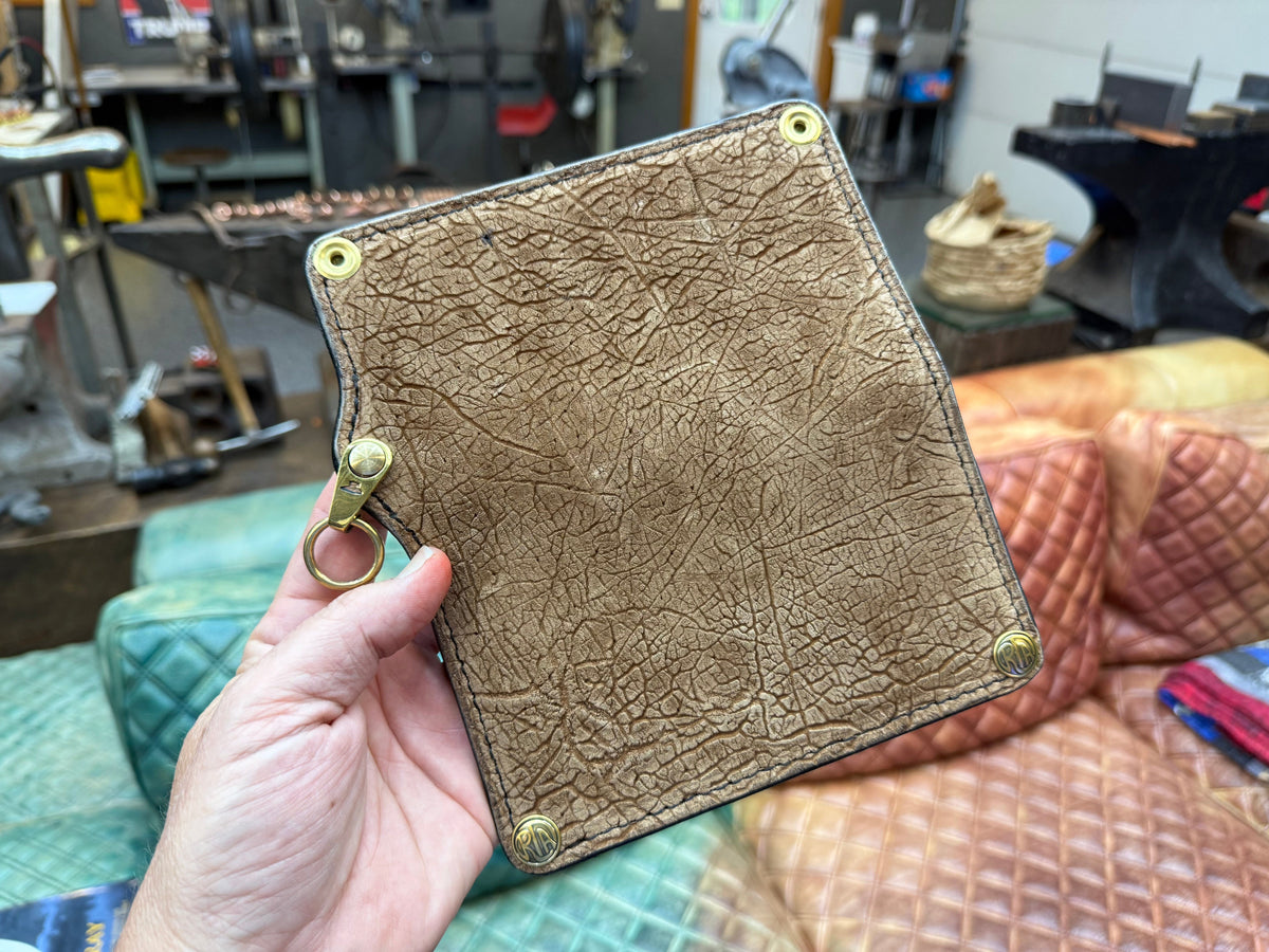 Anvil 5G Long Biker Wallet - Tan Hippo