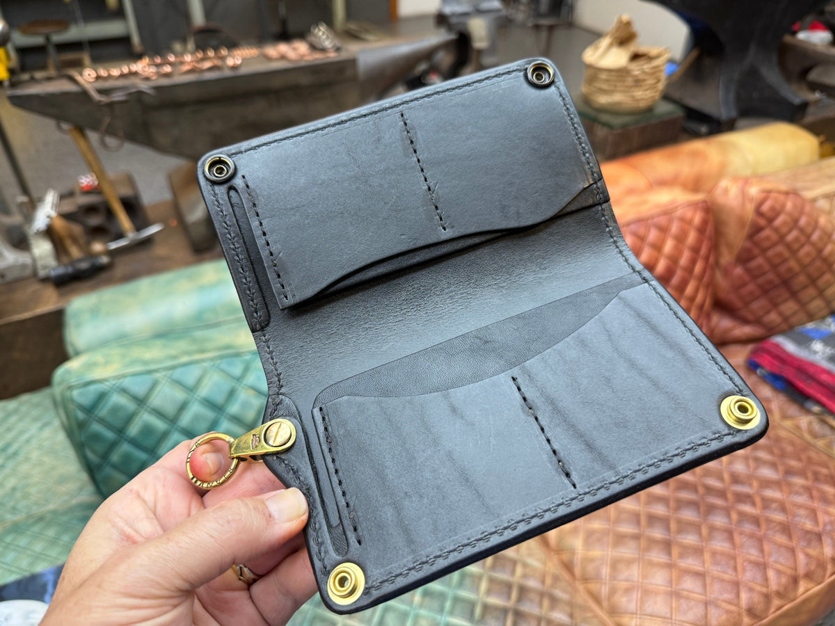 Anvil 5G Long Biker Wallet - Tan Hippo