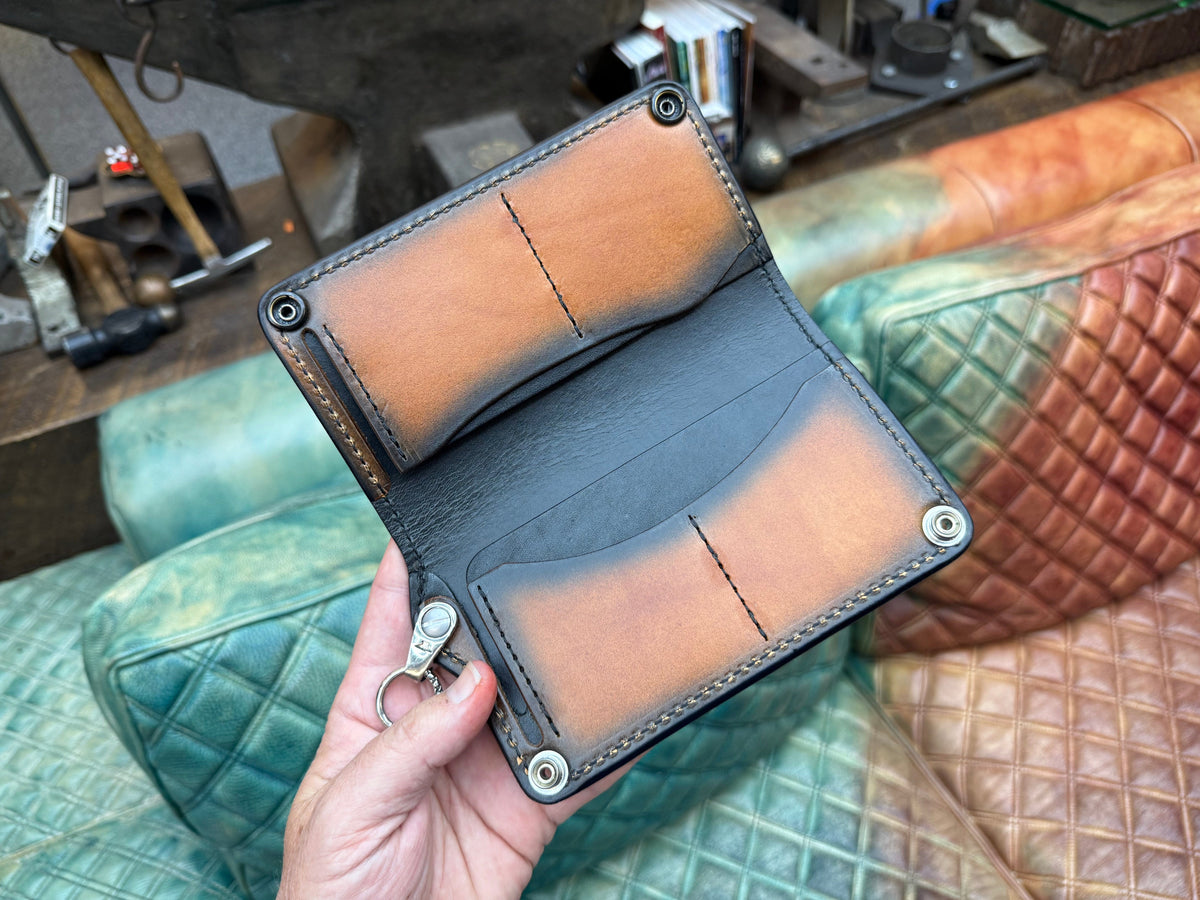 Anvil 5G Long Biker Wallet - Tan Hippo