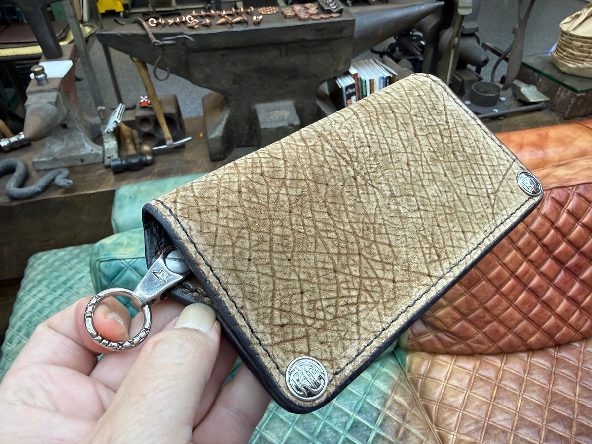 Anvil 5G Long Biker Wallet - Tan Hippo