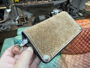 Anvil 5G Long Biker Wallet - Tan Hippo