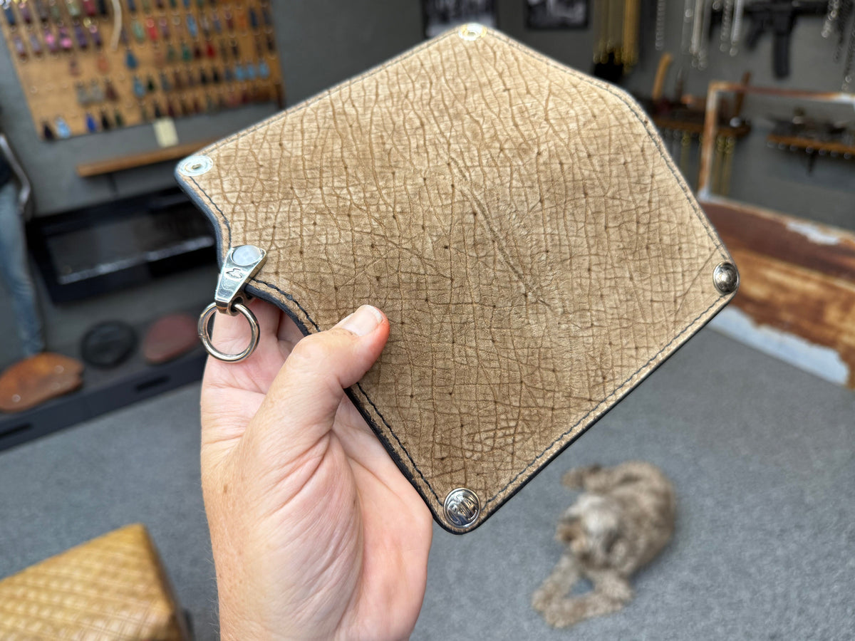 Anvil 5G Long Biker Wallet - Tan Hippo