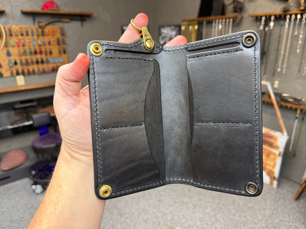 Anvil 5G Long Biker Wallet - Tan Hippo