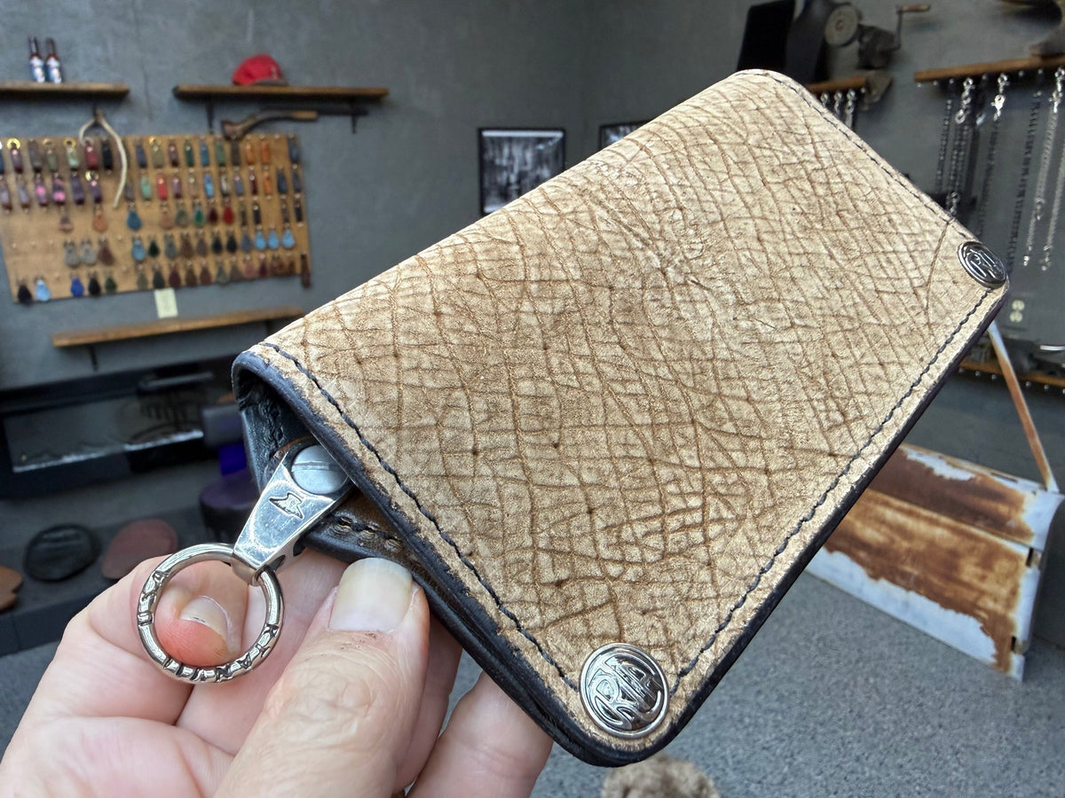 Anvil 5G Long Biker Wallet - Tan Hippo