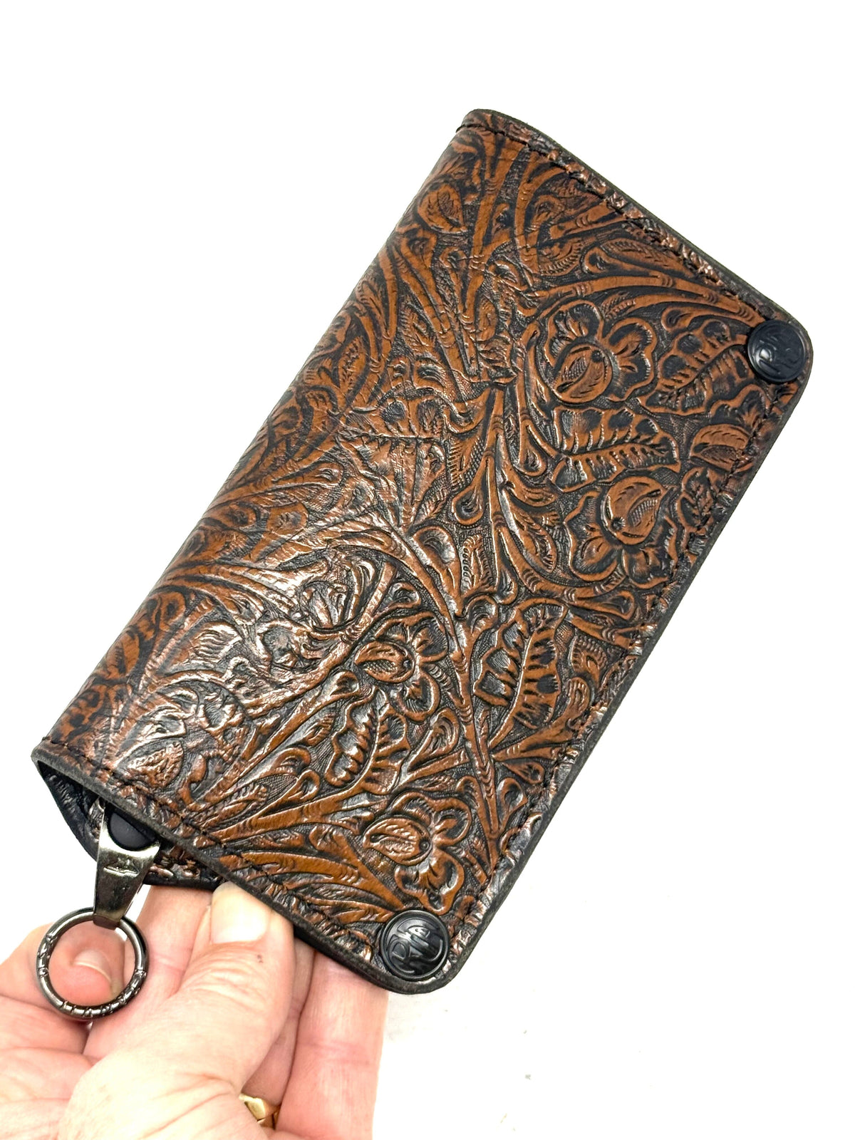 Anvil 5G Long Biker Wallet - ‘Western Floral’