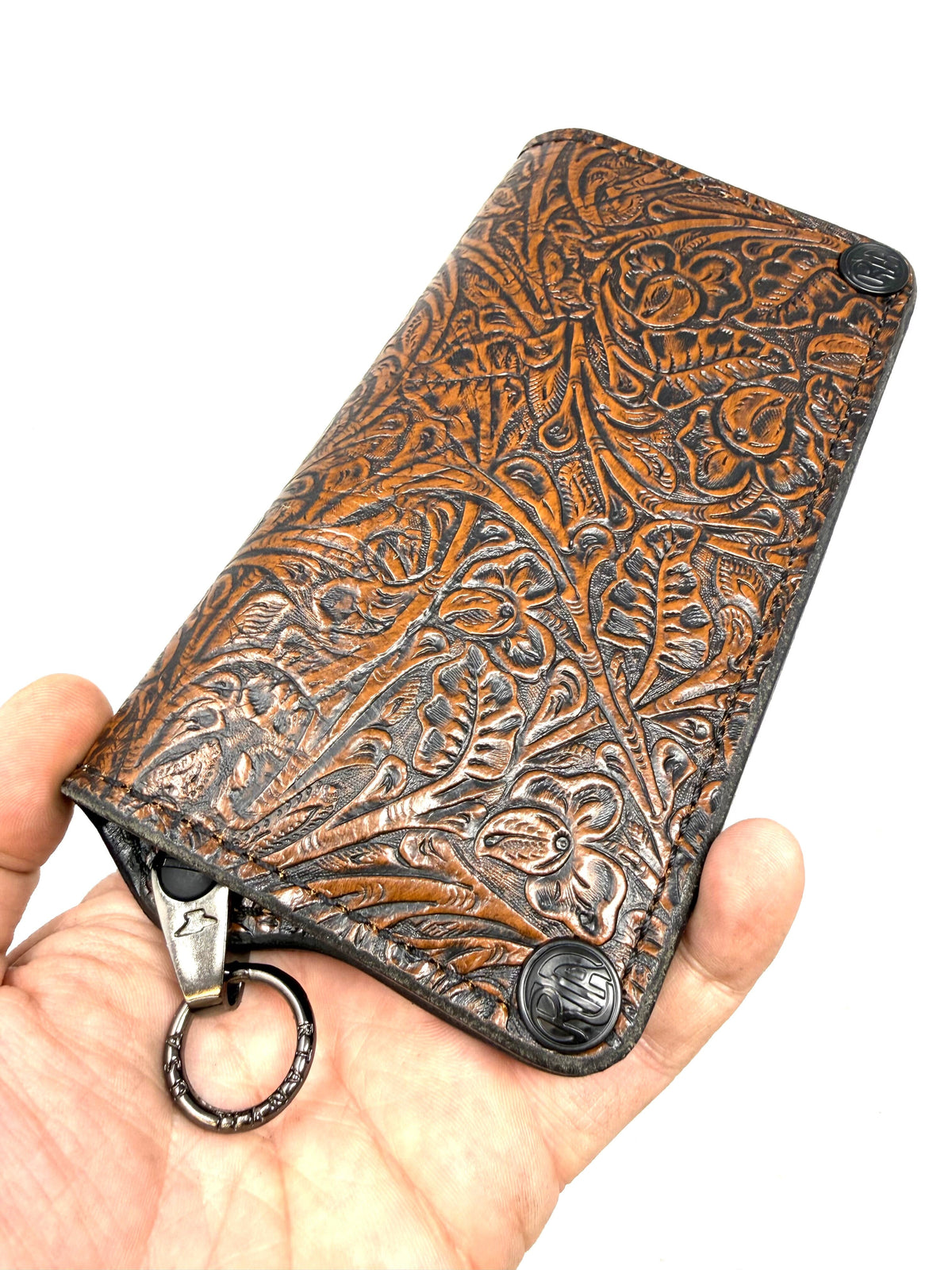 Anvil 5G Long Biker Wallet - ‘Western Floral’