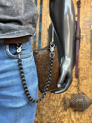 Anvil 5G Long Biker Wallet - ‘Western Floral’
