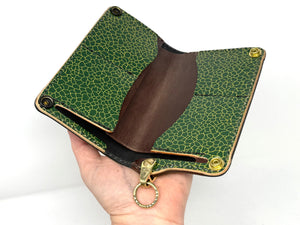 Anvil 5G Long Wallet - Antiqued Green Elephant