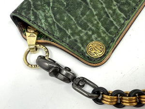 Anvil 5G Long Wallet - Antiqued Green Elephant