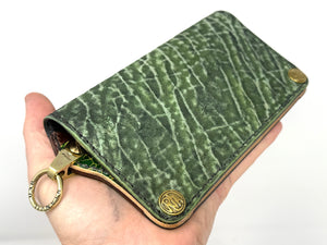 Anvil 5G Long Wallet - Antiqued Green Elephant