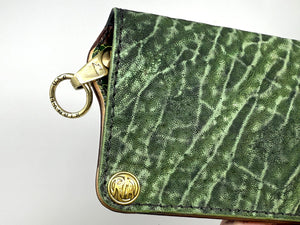 Anvil 5G Long Wallet - Antiqued Green Elephant