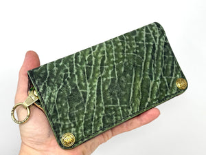 Anvil 5G Long Wallet - Antiqued Green Elephant