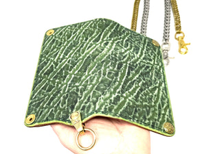 Anvil 5G Long Wallet - Antiqued Green Elephant