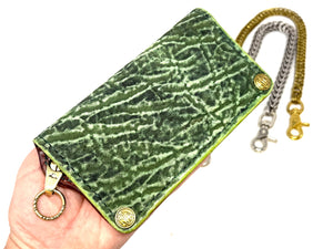 Anvil 5G Long Wallet - Antiqued Green Elephant