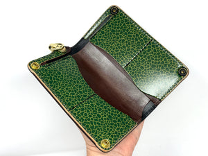 Anvil 5G Long Wallet - Antiqued Green Elephant