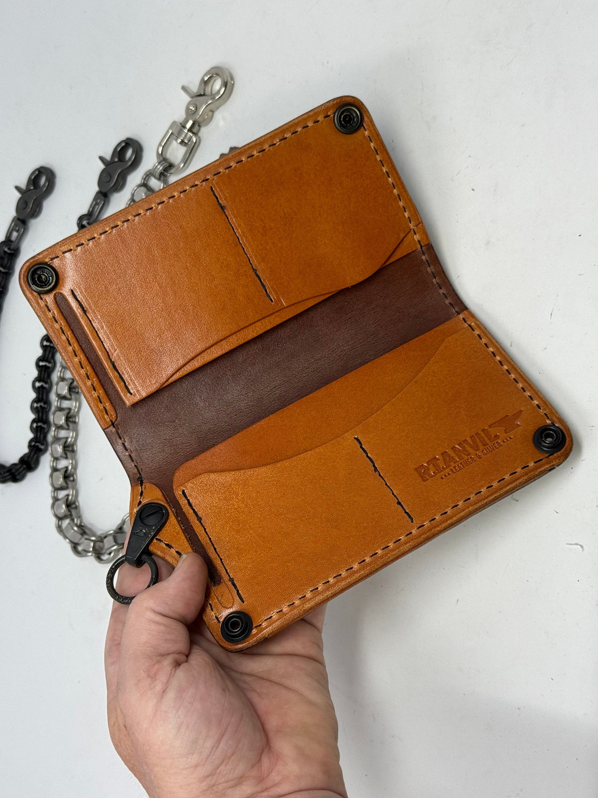 Anvil 5G Long Wallet - Antiqued Green Elephant