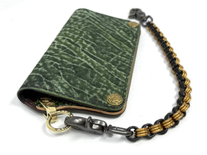 Anvil 5G Long Wallet - Antiqued Green Elephant