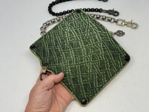 Anvil 5G Long Wallet - Antiqued Green Elephant