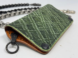 Anvil 5G Long Wallet - Antiqued Green Elephant