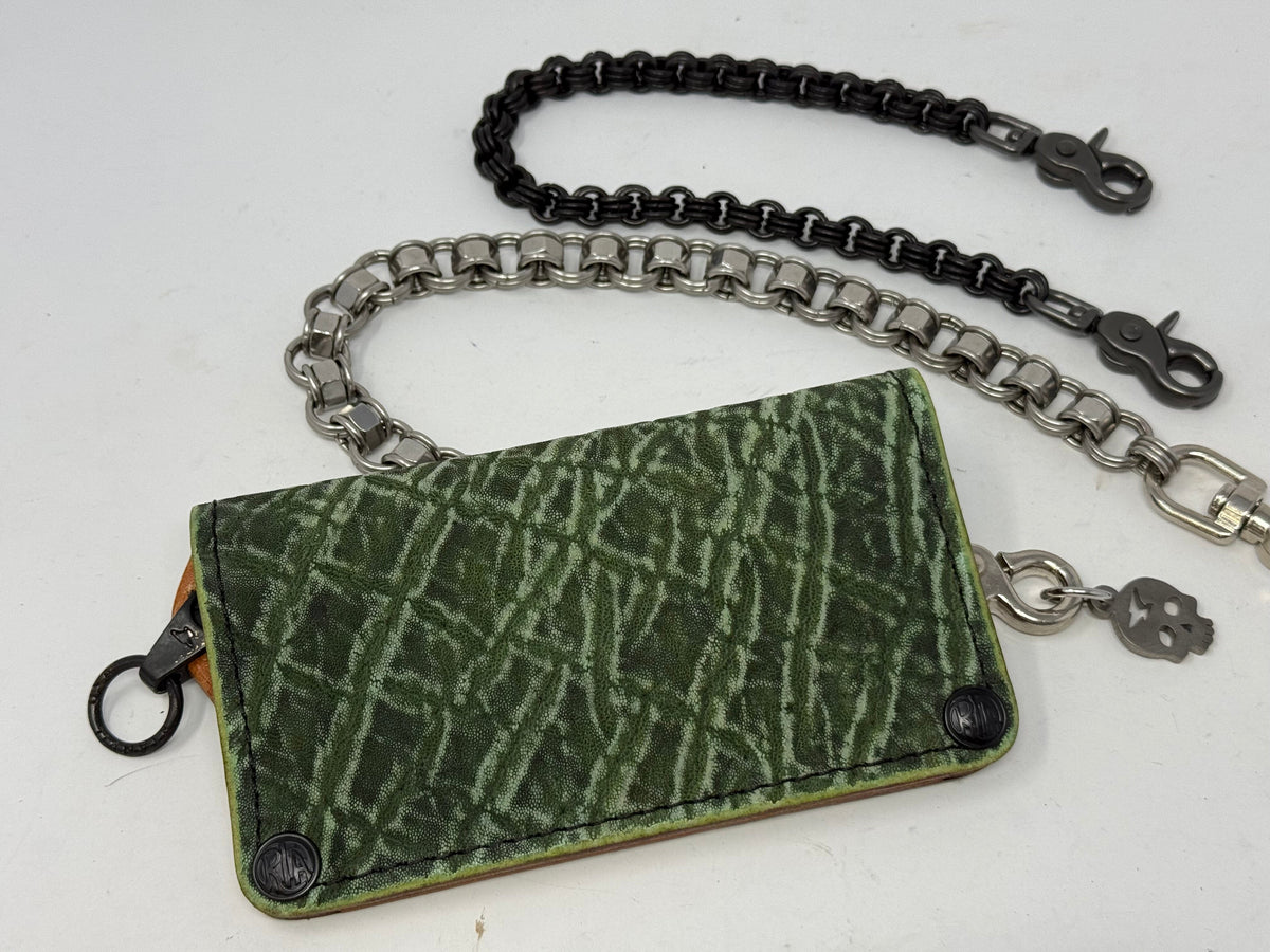 Anvil 5G Long Wallet - Antiqued Green Elephant