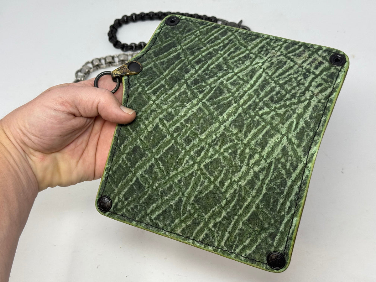 Anvil 5G Long Wallet - Antiqued Green Elephant