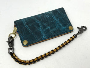 Anvil 5G Long Wallet - Antiqued Turquoise Elephant