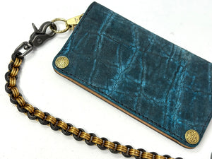 Anvil 5G Long Wallet - Antiqued Turquoise Elephant