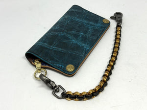 Anvil 5G Long Wallet - Antiqued Turquoise Elephant