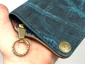 Anvil 5G Long Wallet - Antiqued Turquoise Elephant