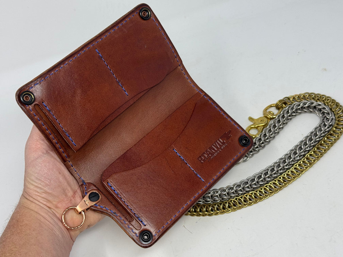 Anvil 5G Long Wallet - Antiqued Turquoise Elephant