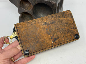 Anvil 5G Long Wallet - “Fallout” Lambskin