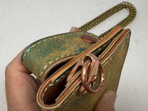 Anvil 5G Long Wallet - “Fallout Teal” Lambskin