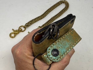 Anvil 5G Long Wallet - “Fallout Teal” Lambskin