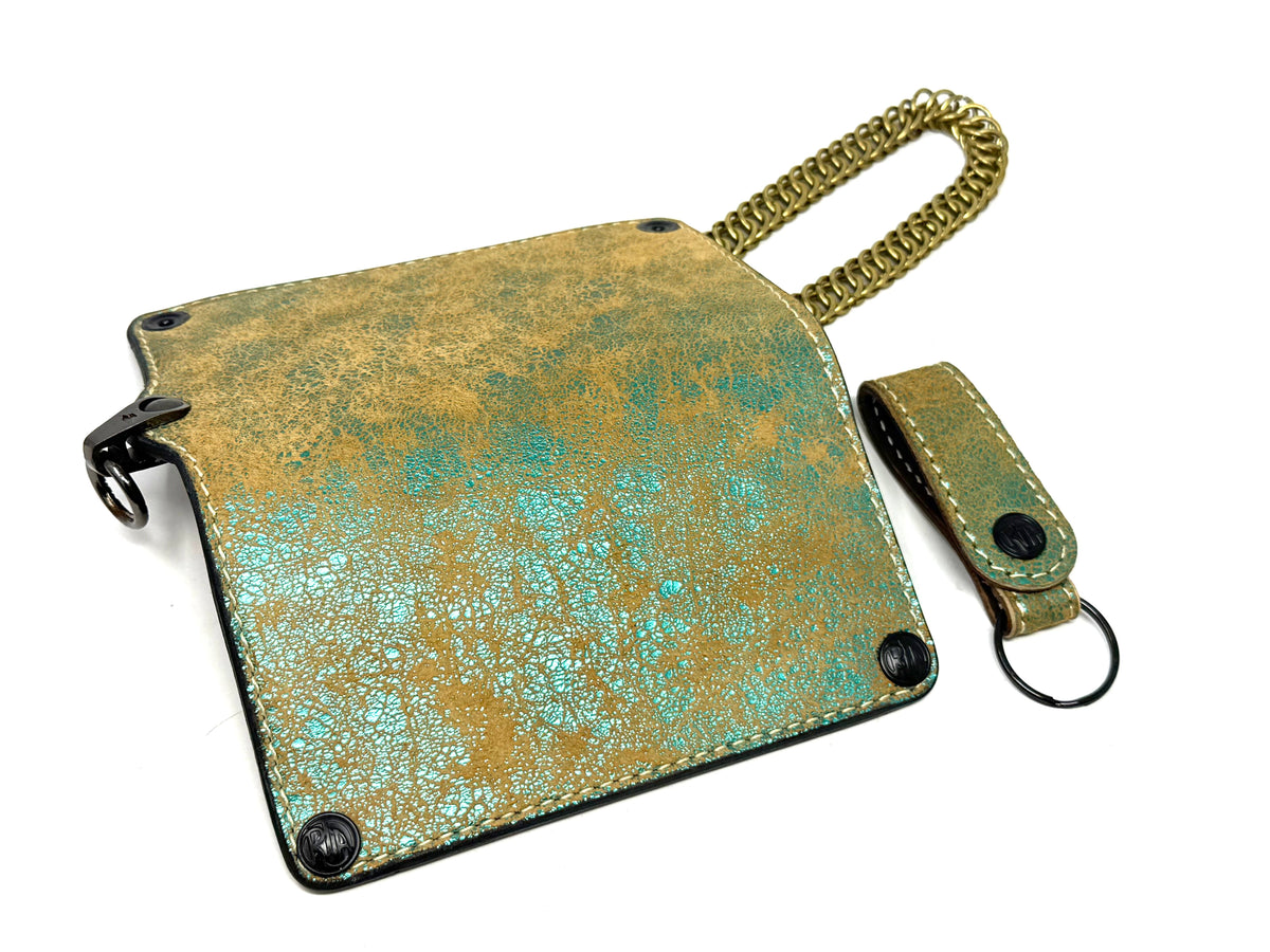 Anvil 5G Long Wallet - “Fallout Teal” Lambskin
