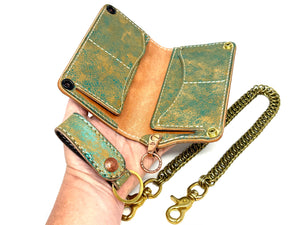Anvil 5G Long Wallet - “Fallout Teal” Lambskin
