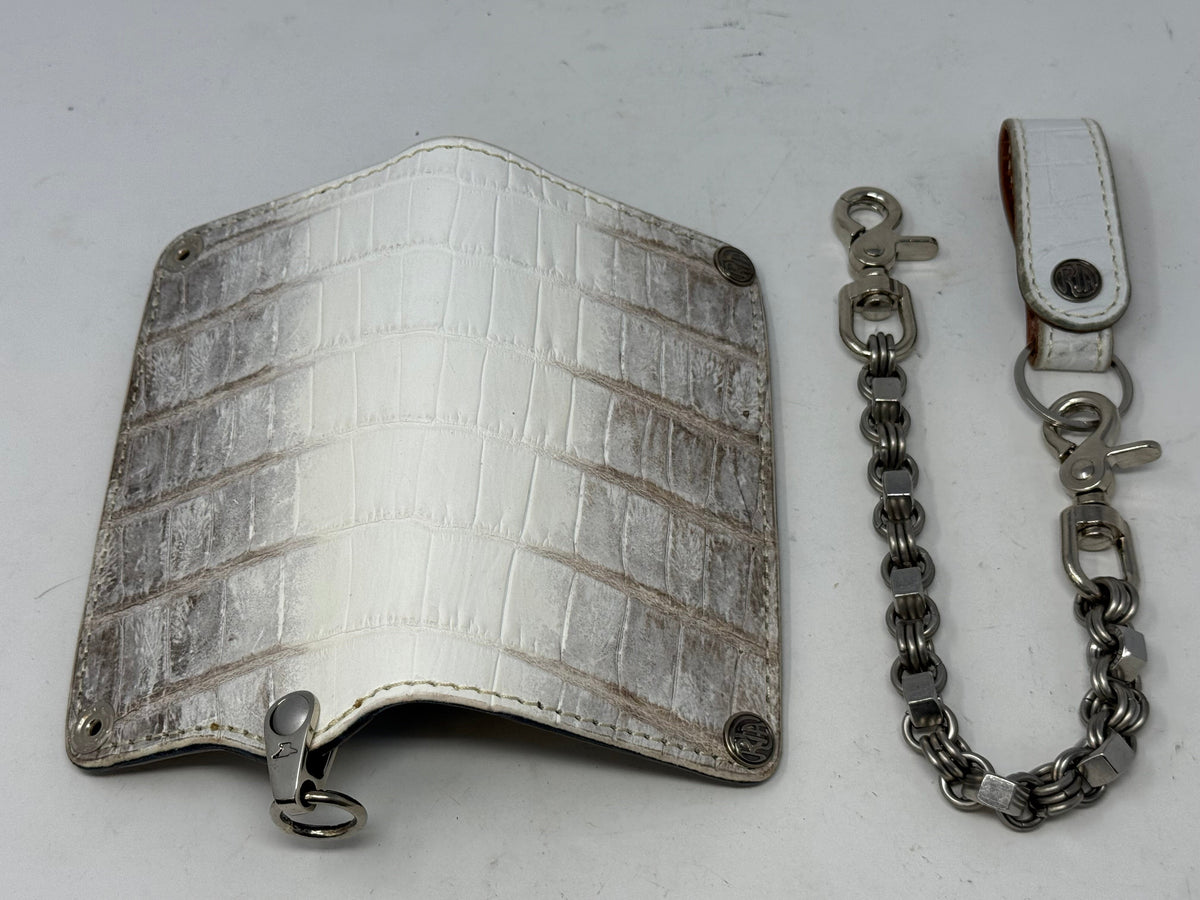 Anvil 5G Long Wallet - Himalayan Croc &amp; Chain &amp; Loop - Anvil Customs